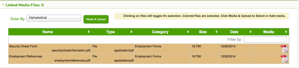 Linked Media Files